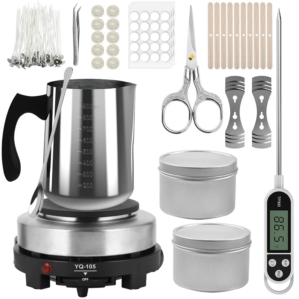 Candle Making Kit Diy - Pentola per versare candele con piastra
