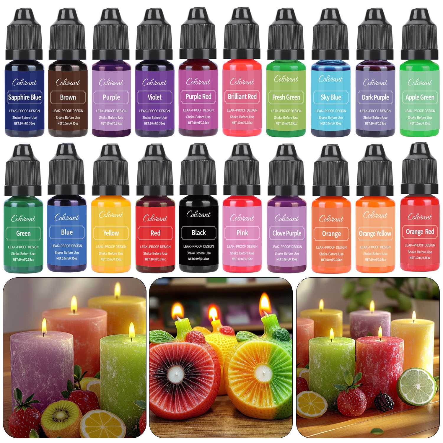 Candle Making Experience - Colorante per candele liquide per realizzare