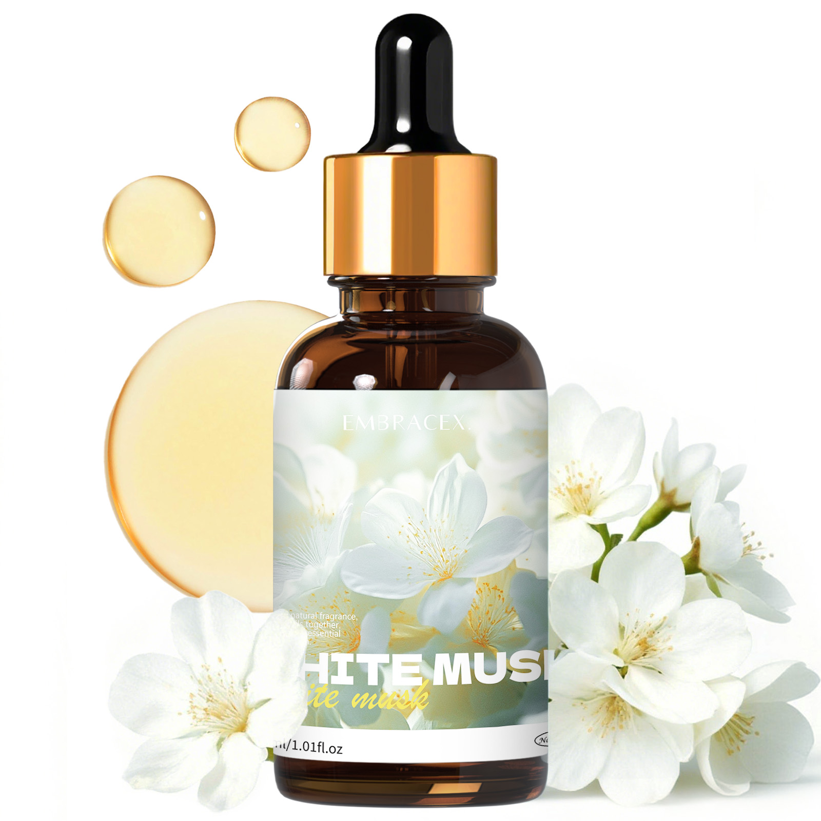Candle Making Fragrance Oils - Oli Profumati al Muschio Bianco 30ml,