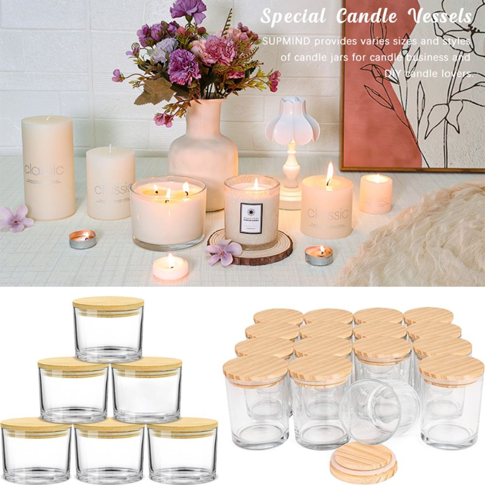 Barattoli di candela in vetro  - Candle Making Gel Wax recensione e prezzo
