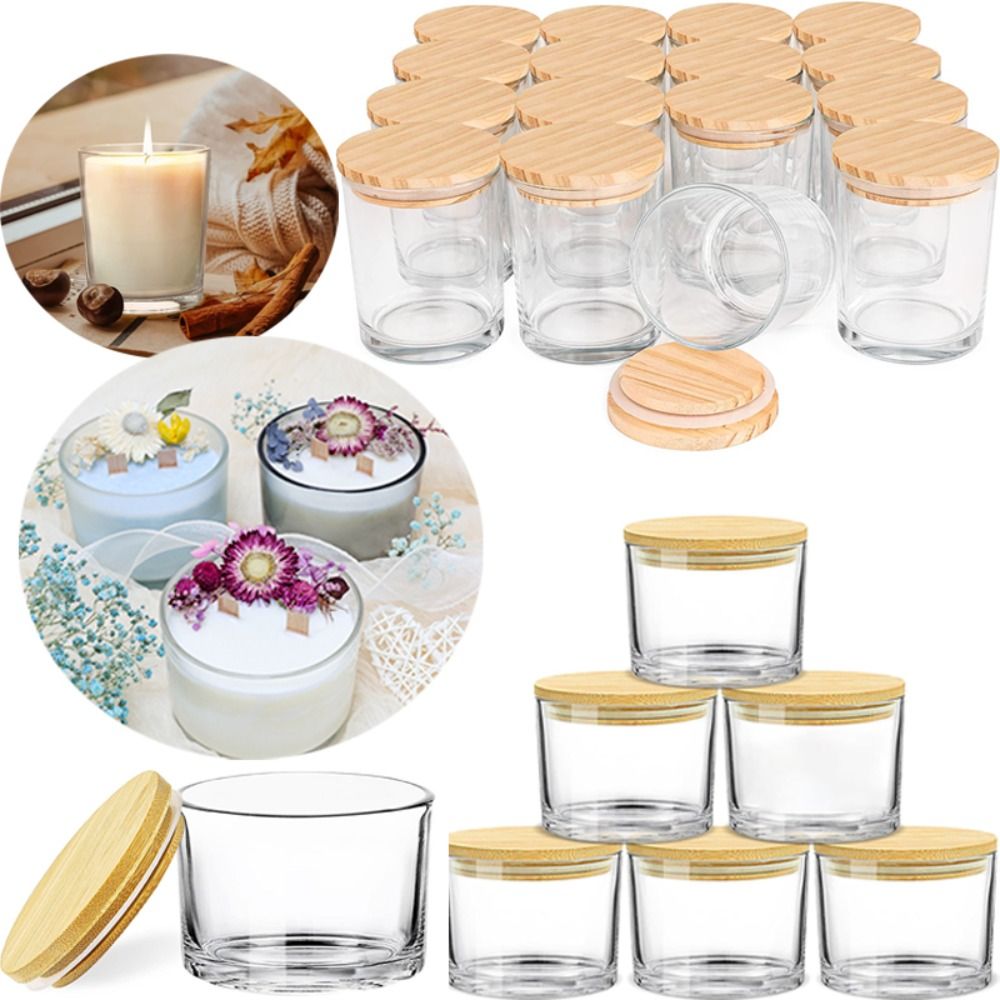 Barattoli di candela in vetro  - Candle Making Gel Wax recensione e prezzo