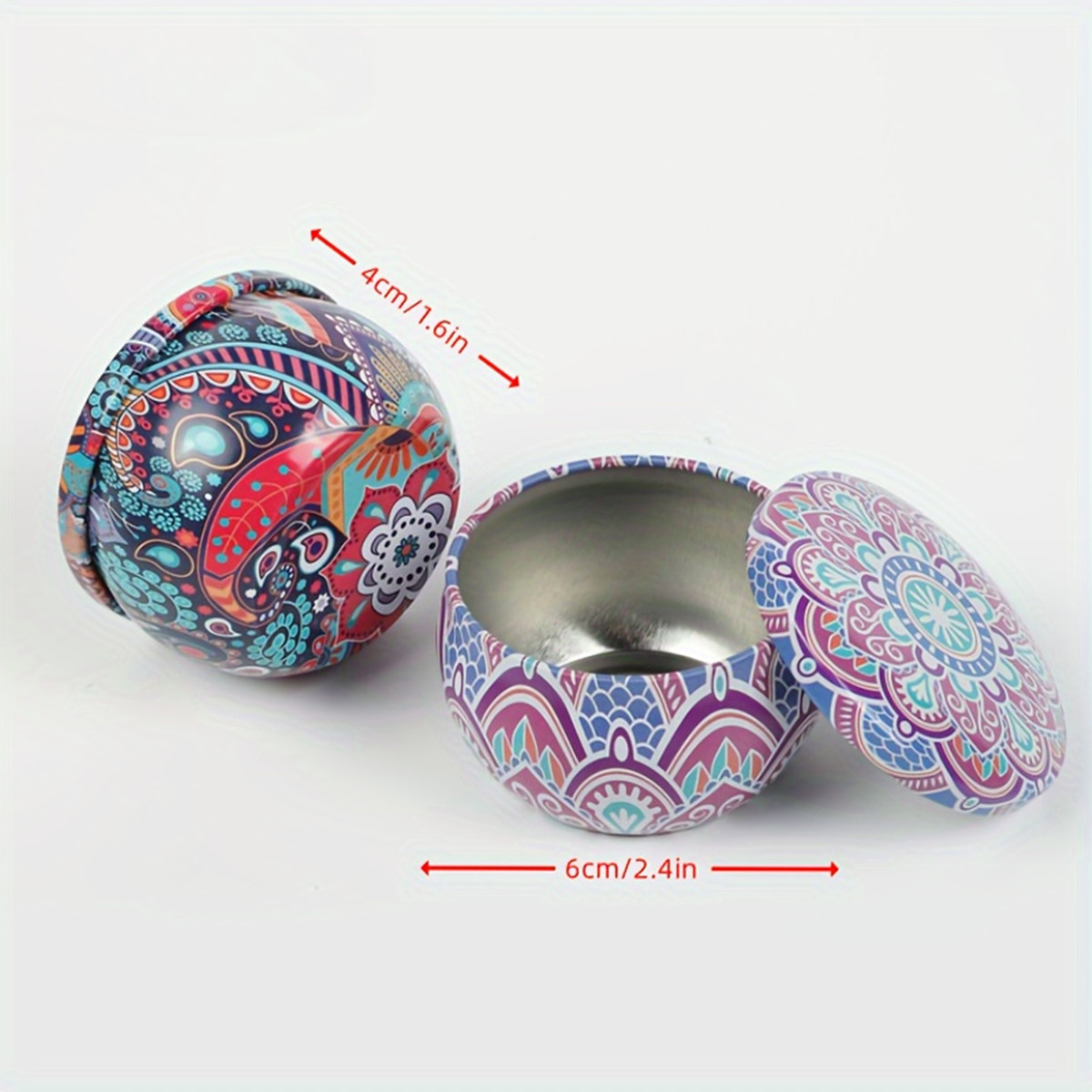 12 barattoli per candele stamp - Tin Container Lid recensione e prezzo