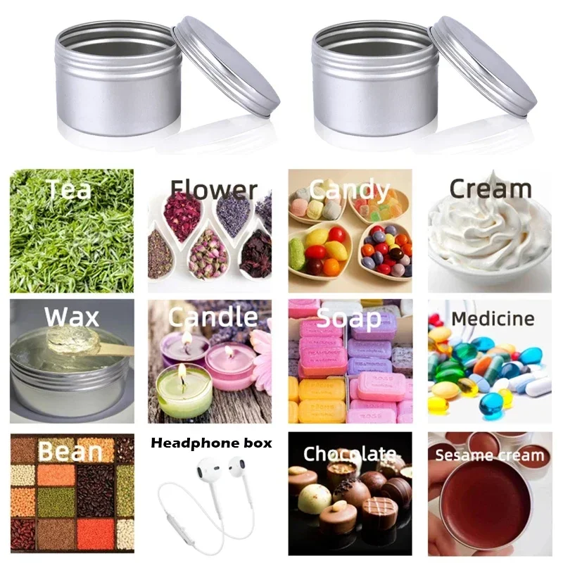 120ml 6/12/18/24/48 pezzi bara - Tin Container Lid recensione e prezzo