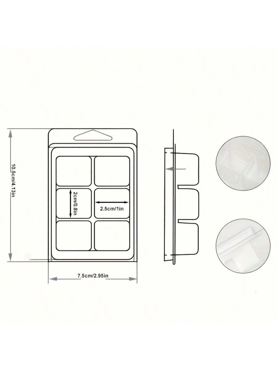 12/24 Pezzi Vassoio per Stampi - Candle Making Gel Wax recensione e prezzo