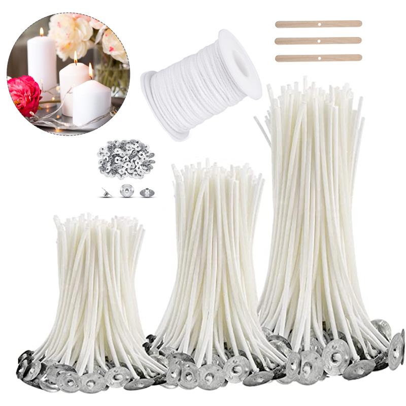 100/50pcs Stoppini per candele - Cotton Wick Pre Tabbed recensione e prezzo
