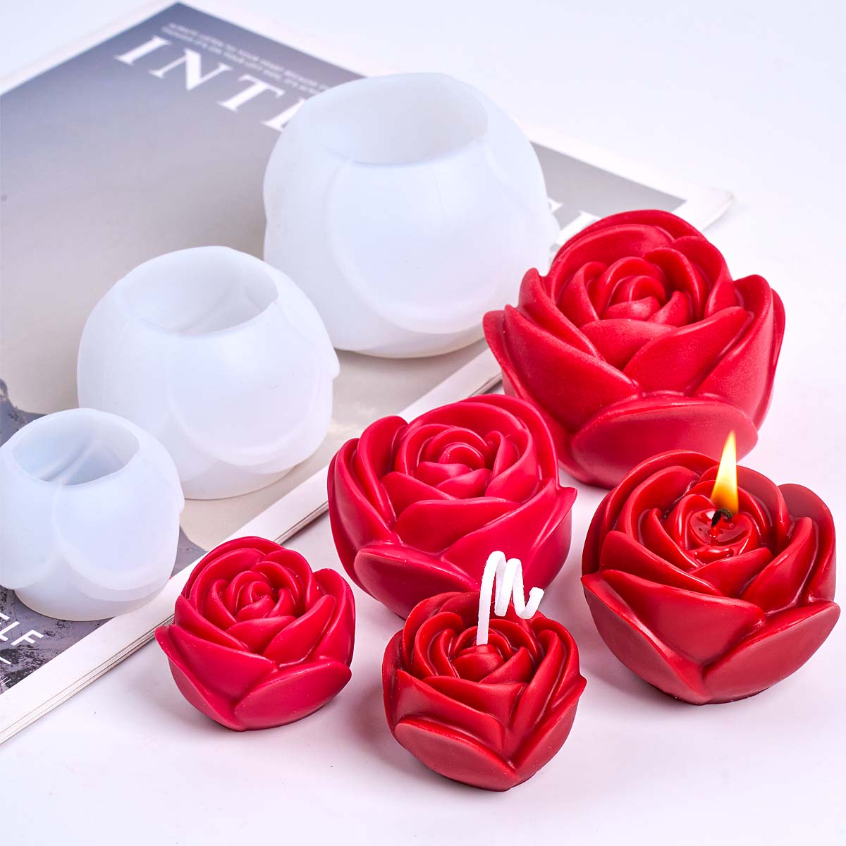 Stampo per candele in silicone - Candle Making Gel Wax recensione e prezzo