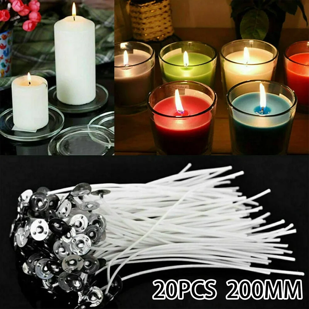 20 pz Stoppini per candele sen - Cotton Wick Pre Tabbed recensione e prezzo
