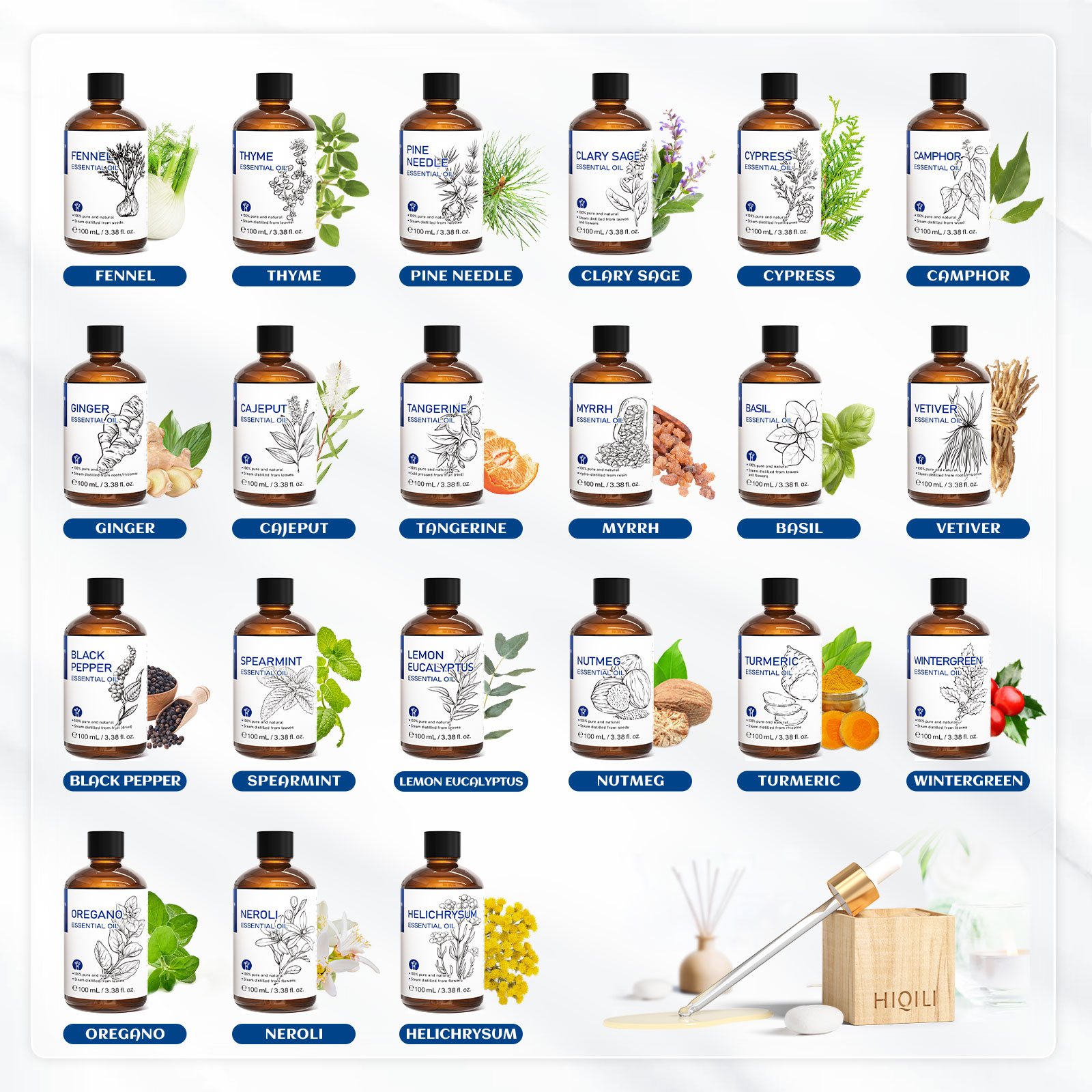 HIQILI Olio Essenziale 100% Na - Candle Making Fragrance Oils recensione e prezzo